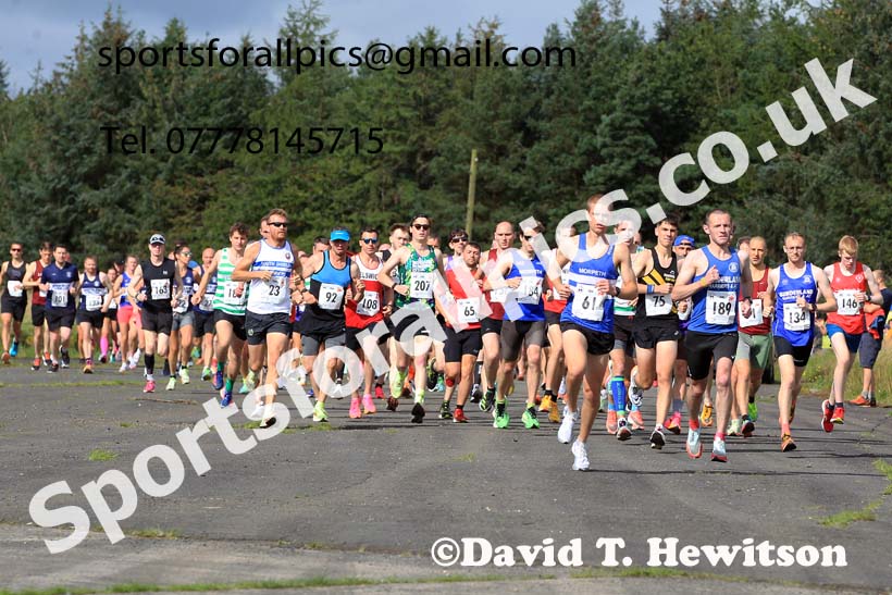 2023 Tynedale 'Jelly Tea' 10 Mile Road Race,  Ouston Airfield, Albermarle Barracks,  Northumberland.  Photo: David T. Hewitson/Sports for All Pics